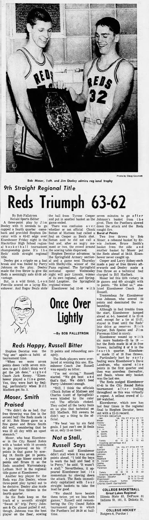 Reds triumph 63-62